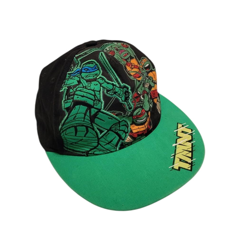 Vintage TMNT Youth Adjustable Hat Cap Teenage Mutant Ninja Turtles Retro OS